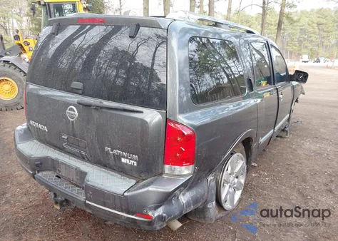 2011 Nissan Armada Platinum z USA, uszkodzony, nr VIN 5N1AA0NE1BN620637